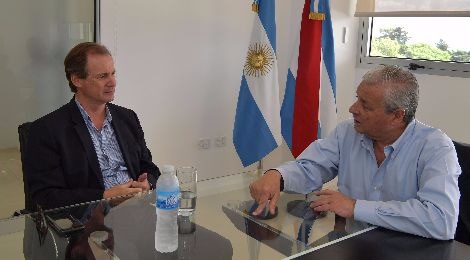 Lauritto se reunió con Bordet para evaluar obras claves para la ciudad