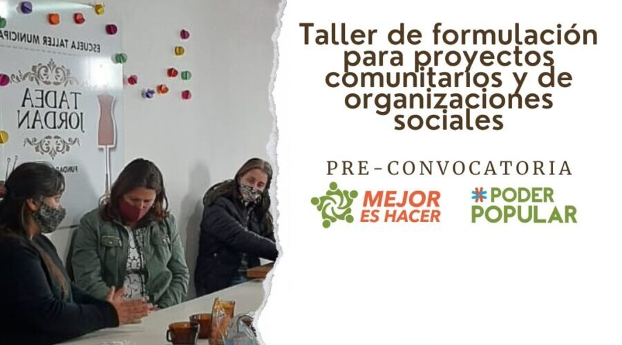 Capacitarán Sobre Formulación De Proyectos Comunitarios Y Sociales Radio Total 909 Mhz 1590